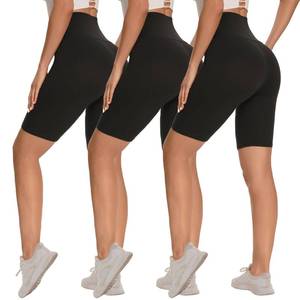 lot 20353 image: Syrinx 2 Pack Biker Shorts for Women �� 853 High Waisted Tummy Control Workout Yoga Running Athletic Shorts XL