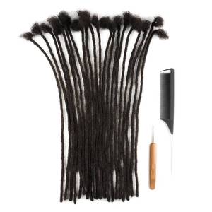lot 20365 image: IIFLYDSFA 0.4cm Thickness loc Extensions Human Hair 14 Inch 20 Strands