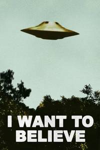 lot 20391 image: I Want to Believe Poster 90s Room Decor UFO Alien SciFi Fantasy Horror Cool Wall Art Print Poster 16x24