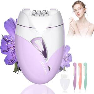 lot 20462 image: Epilator for Women, Smooth Glide 2-Speed Facial Hair Removal Device, Cordless Rechargeable Hair Remover for Face, Legs, Bikini, Arms