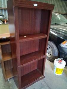 Tall Wooden bookshelf
