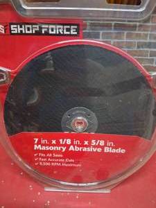lot 69 image: Masonry cutting blades