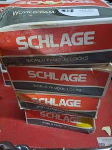 lot 73 image: Set of 4 Schlage door knobs
