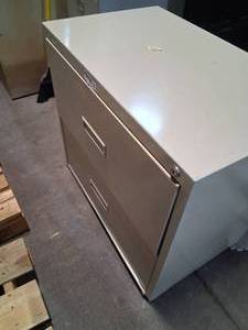 lot 103 image: Small 2 drawer filing cabinet