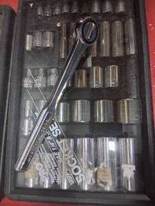 lot 64 image: 39 piece socket set