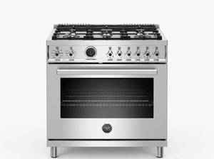 lot 20025 image: Bertazzoni Gas Stove 36x 25 14