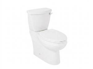 lot 20030 image: Signature Hardware Bradenton Elongated Skirted Toilet Bowl