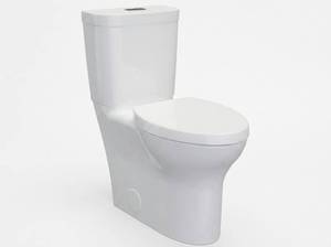 lot 20032 image: DXV Equility Two-Piece Elongated Dual Flush Toilet