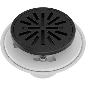 lot 20048 image: Delta Tile-In Round Shower Drain 4 Inch DT061411