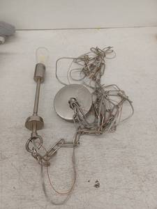 lot 20066 image: Incandescent Luminaries Pendant Light Fixture Kit