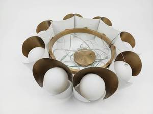 lot 20104 image: Chandelier Pendant Light Fixture with 9 Lights