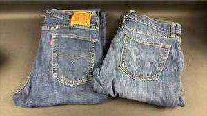 lot 102 image: Old Navy Denim 3130 & Levis 3632