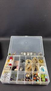 lot 119 image: Beads and Cords in Organizer