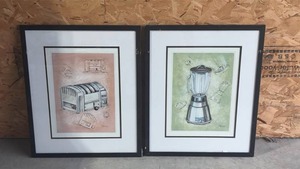 lot 146 image: 18 x 22 Kitchen Prints