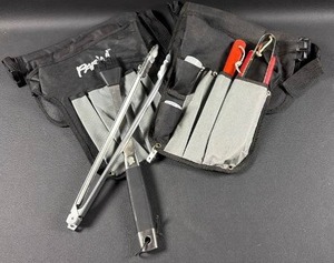 lot 214 image: BBQ Tool Apron Belt with Hand Tools and Accessories