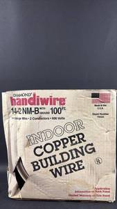 lot 245 image: Diamond Handiwire 14-2 NM-B With Ground 100 ft Indoor Copper Building Wire