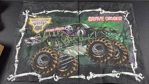 lot 253 image: Vintage 2 Sided Monster Truck Monster Jam Pillow Case