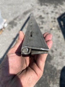 lot 144 image: Heavy duty Steel Piano Hinge - 180 Degree - 5 x 2 (fully open)