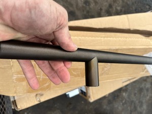 lot 132 image: 36 Oil Rubbed Bronze Large Door Pull Handle - Professional Quality
