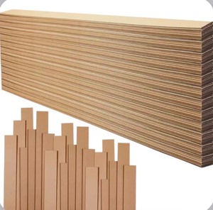 lot 72 image: 45 in. Cardboard Drywall Shims 100-Pack Flush Out Bullnose Corner Adaptors Straighten Uneven Wall Studs or Joists