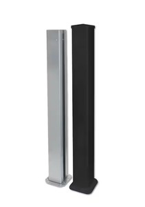 lot 63 image: Creative Surfaces 44 in. x 3.78 in. x 3.78 in. Black Vinyl Railing Post