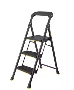 3-Step Pro-Grade Steel Step Stool, 300 lbs. Load Capacity Type IA Duty Rating (9ft. Reach Height)