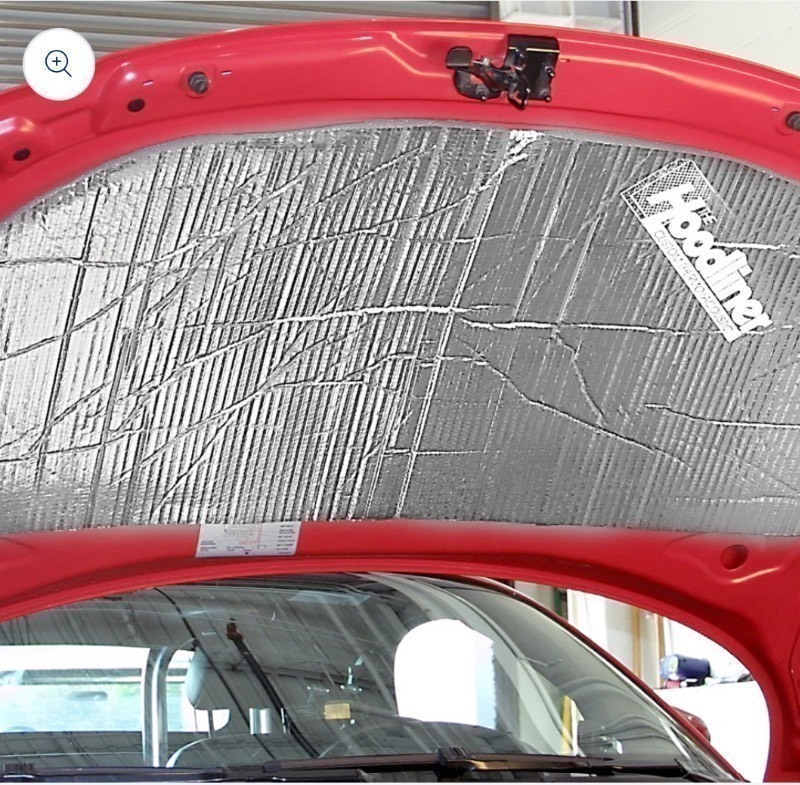 lot 165 image: The Hoodliner Absorbs Engine Noise & Heat 12sqft