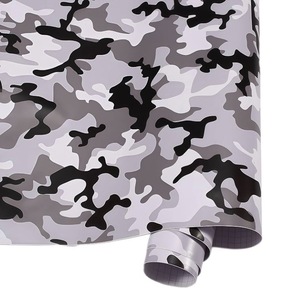 Arctic Snow Camo Vinyl Wrap Film Decal Sticker White 10ft x 5ft Arctic Snow Camouflage
