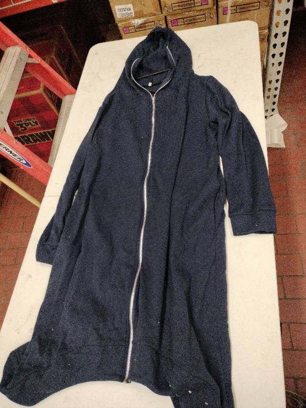 lot 59431 image: LEEy-world Hoodies For Men Full Zip MenS Pullover Hoodies Navy Blue - XXL