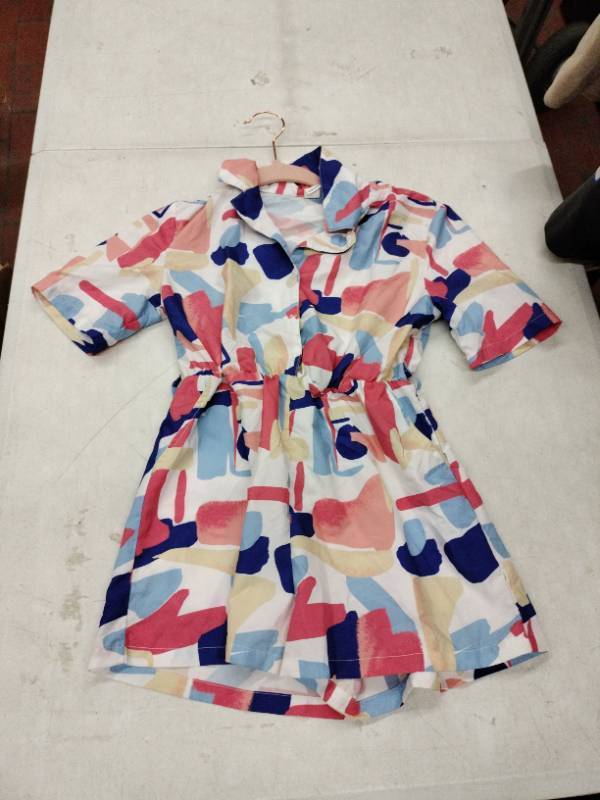 lot 63326 image: Shein multicolor printed romper -10y