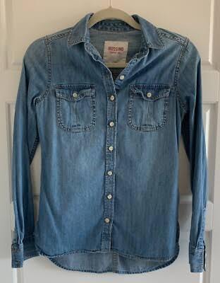 lot 63332 image: Mossimo Supply Co. button-down denim shirt