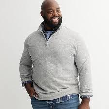lot 58241 image: Sonoma Goods For Life mens gray zip-up sweater