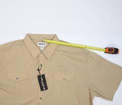 lot 58286 image: Ablanche mens long-sleeve performance button-down shirt - khaki - 3XL