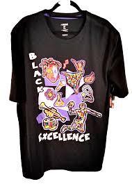 lot 58298 image: black Indent brand t-shirt featuring a Black Excellence graphic print - 3X
