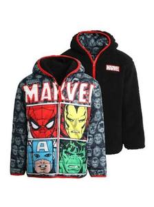 lot 61316 image: Marvel Avengers character toddlerkids reversible puffer jacket