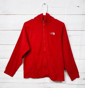 The North Face full-zip hoodie - Red - XL