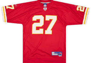 Reebok Kansas City Chiefs #27 Larry Johnson NFL jersey - XL