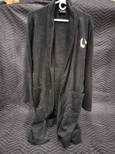 lot 61336 image: True Religion Mens Black Fleece Robe - M