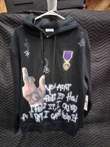 lot 61387 image: Pro Star Black Custom Graphic Hoodie - M