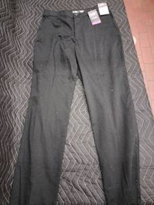 lot 61400 image: Lee Ultra Soft Waistband Mid Rise Straight Leg Regular Fit Black Jeans - 12L
