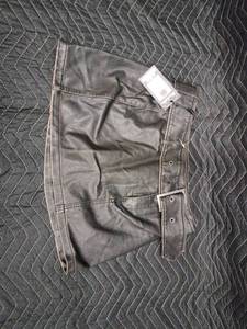 lot 61407 image: Ci Sono Black Faux Leather Mini Skirt - M
