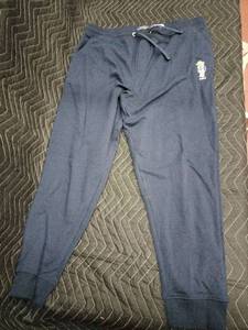 lot 61408 image: Polo Ralph Lauren navy blue fleece sweatpants - XXL