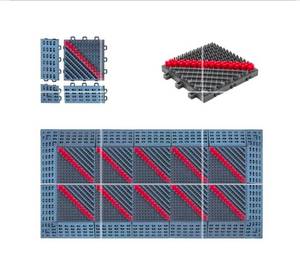 lot 3013 image: PFYELYI Outdoor doormats,Entrance mat,Double Door mats Outdoor.Boot scrapers with Brushes Outdoor.Splicing Interlocking,Non-Slipdust-Removing,Waterproof Outdoor mat.��35.4X 17.7�� - Retail $0