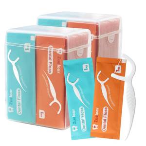lot 3074 image: Individually Wrapped Dental Floss Picks, Floss Singles Case,100 Count Tooth Flossers for Travel Hotel Restaurant Party Office Car, Oral Care and Clean Teeth for Adults Kids (100) - Retail $10