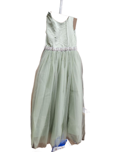 lot 3075 image: Size 12 Girls Flower Girl Dress  - Retail $0