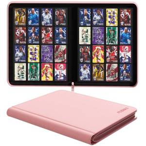 lot 3076 image: Premium 16 Pocket Card Binder, Flekko Trading Card Binder for 1000 Cards,Trading Card Sleeve,TCG Card Holder for Game Card, Sports Card, Yugioh, MTG. (Navy Blue)