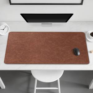 lot 3077 image: Leather Mousepad for Laptop Computer PC Personality Desings Gaming Mouse Pad MatLeather Mouse Pad Double Side with Stitched Edge, Waterproof Ultra Thin (4718(120  46cm)) - Retail $18