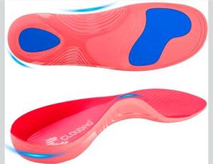 lot 3087 image: Size Medium Plantar Fasciitis Insoles Men Women, Heavy Duty High Arch SupportShoe Inserts Orthotic for Flat Feet,Work Boot Insoles for Shock Absorbing Inserts (Fit for Standing All Day) 2 pack  - Retail $44