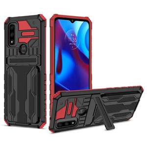 lot 3125 image: Bohefo Case for Moto G Pure 2021for Motorola GPure2021 XT2163 Case with Wallet Cover Detachable Card Holder, Built-in Kickstand Shockproof Protective Phone Cover for Motorola Moto G Pure 2021 Red - Retail $30