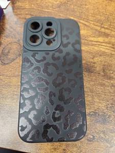 lot 3128 image: Tharlet Phone Case Compatible with IPhone 16 Pro 6.3 Case with Leopard Print Pattern Triple Camera Cutout - Retail $35